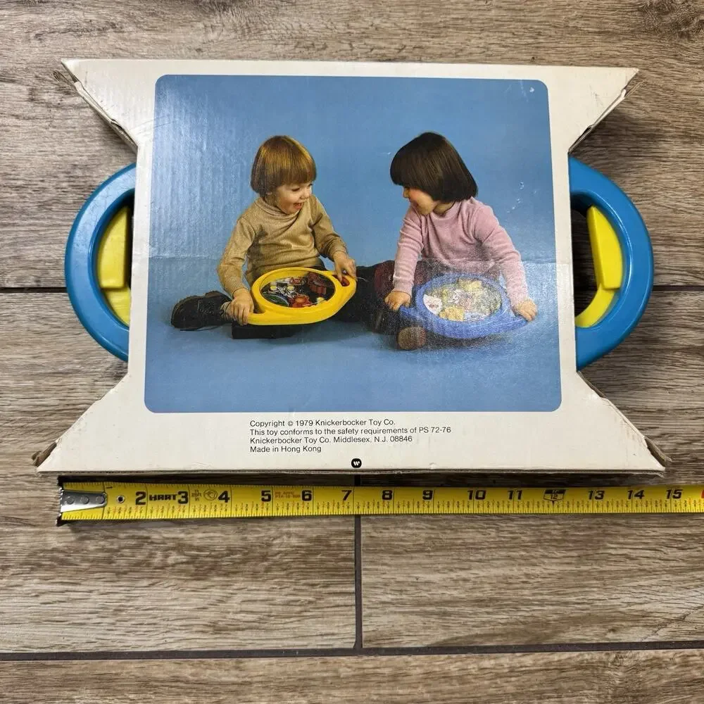 Vintage 1979 Knickerbocker Preschool Sunshine Spinball Tote-A-Toy Game